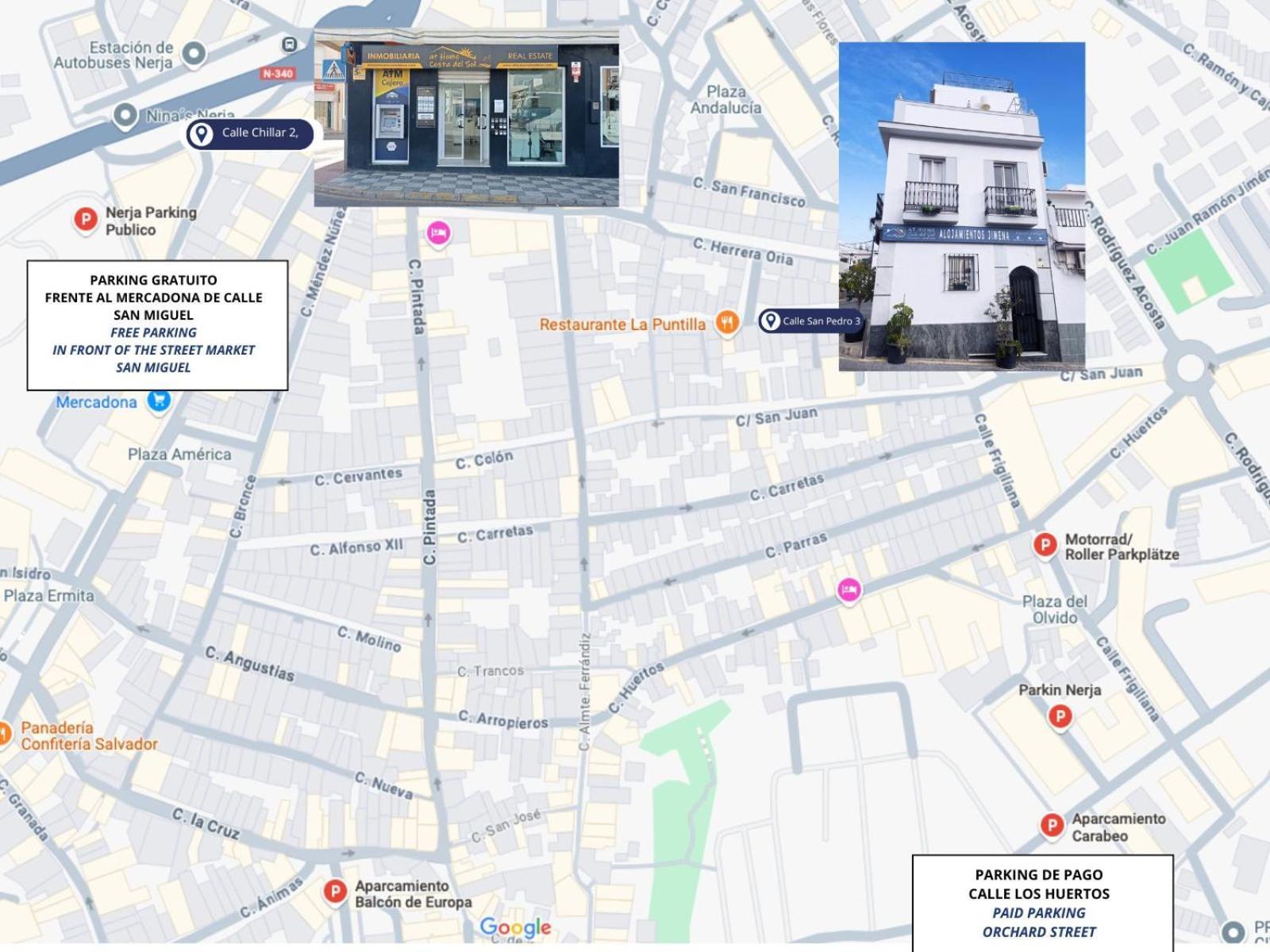 דירות Atico Jimena Granada En El Centro De נרחה מראה חיצוני תמונה